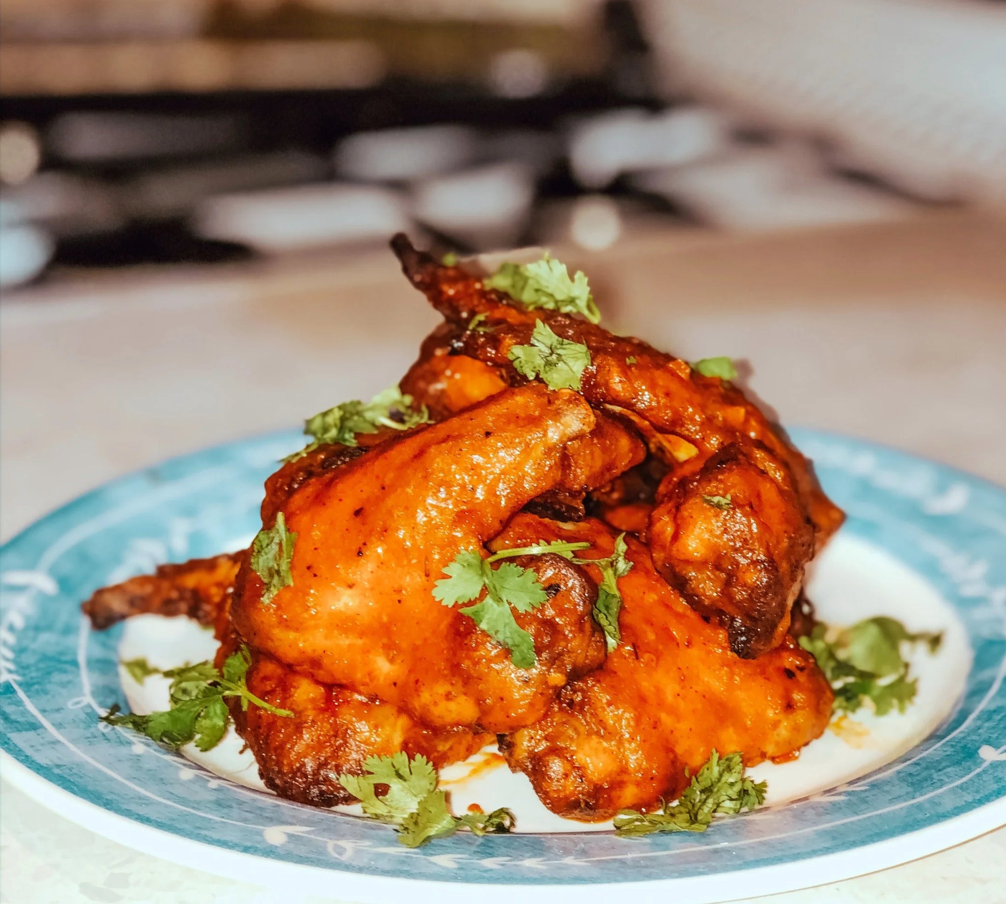 Baked nandos style chicken wings